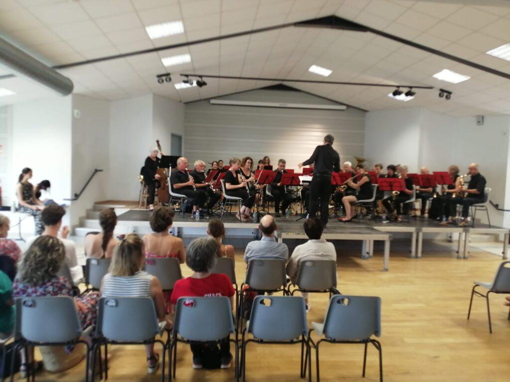 public nombreux durant le concert