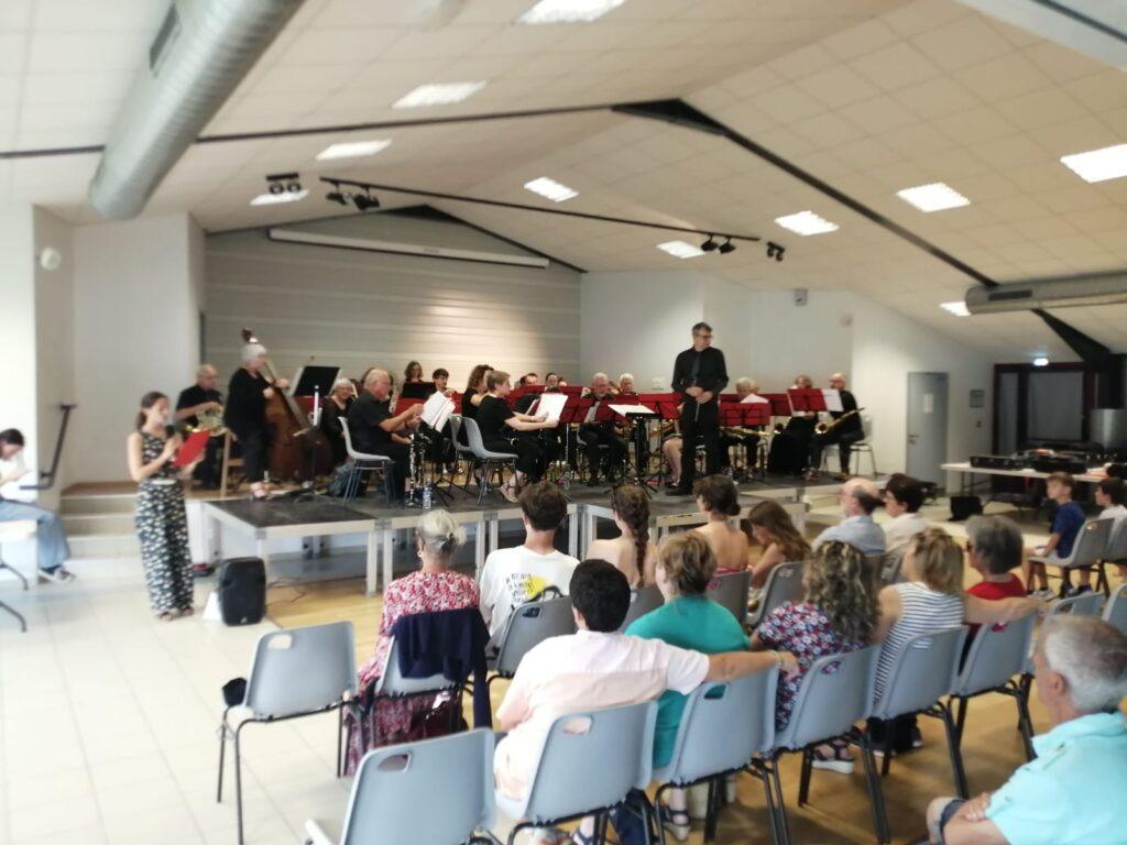 public nombreux durant le concert